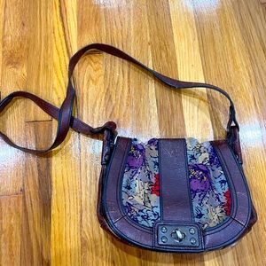 Fossil crossbody bag with floral print